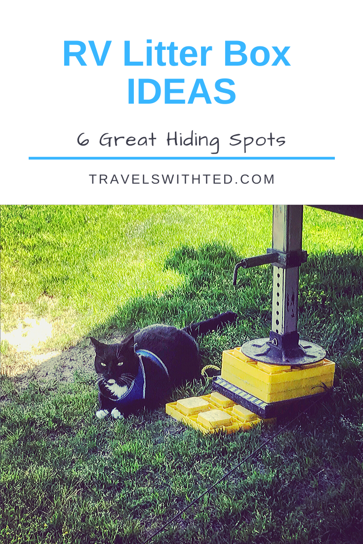9 RV Cat Litter Box Storage Ideas [That Don't Stink]