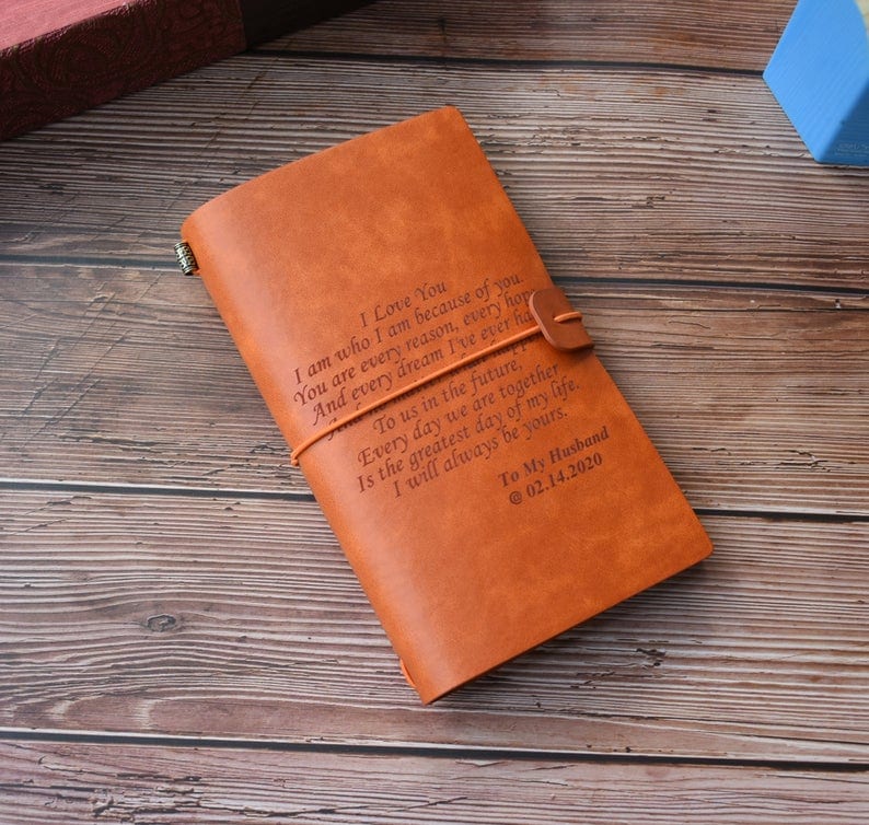 Personalized RV gift travel journal