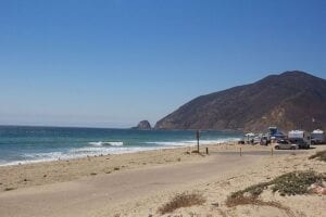 RV Beach Campground in California