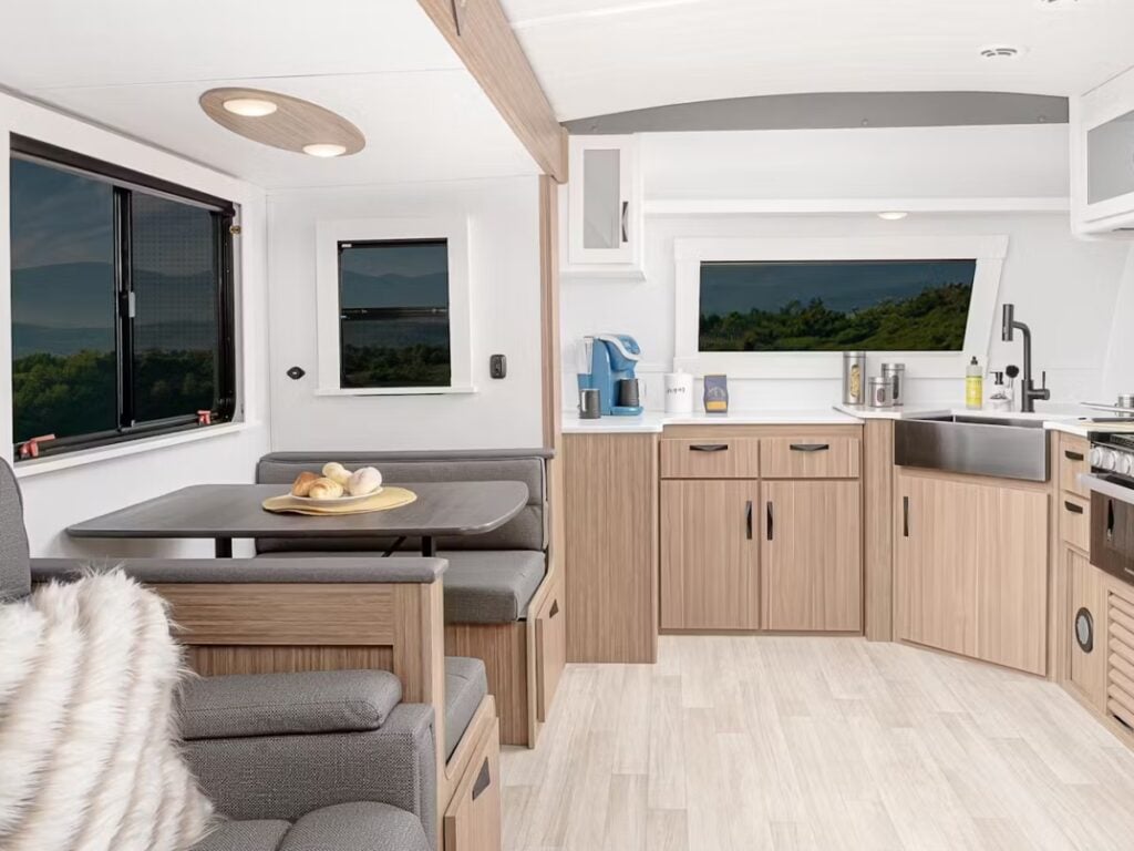 Passport RV interior with modern style
