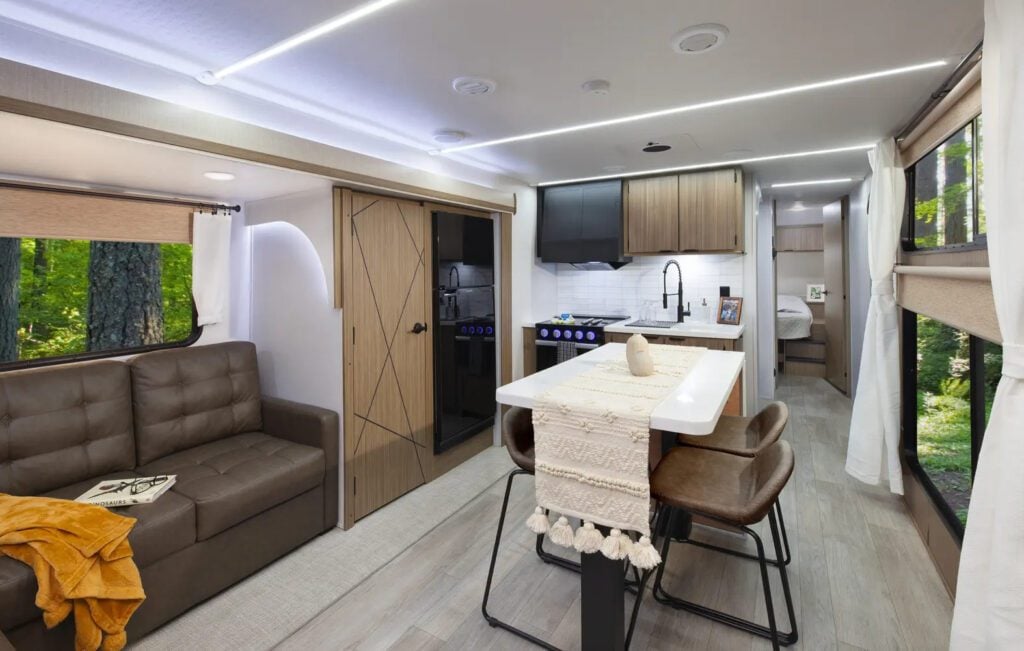 Salem travel trailer modern RV interior