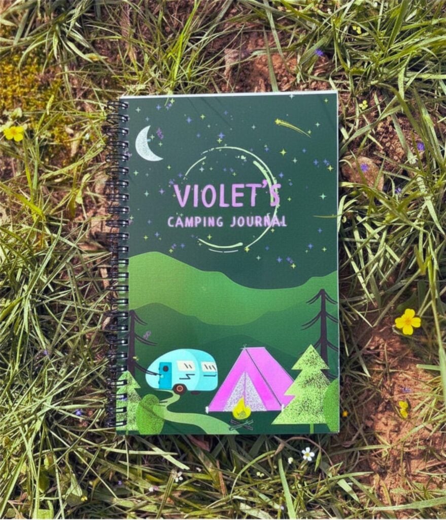 Kids' camping journal