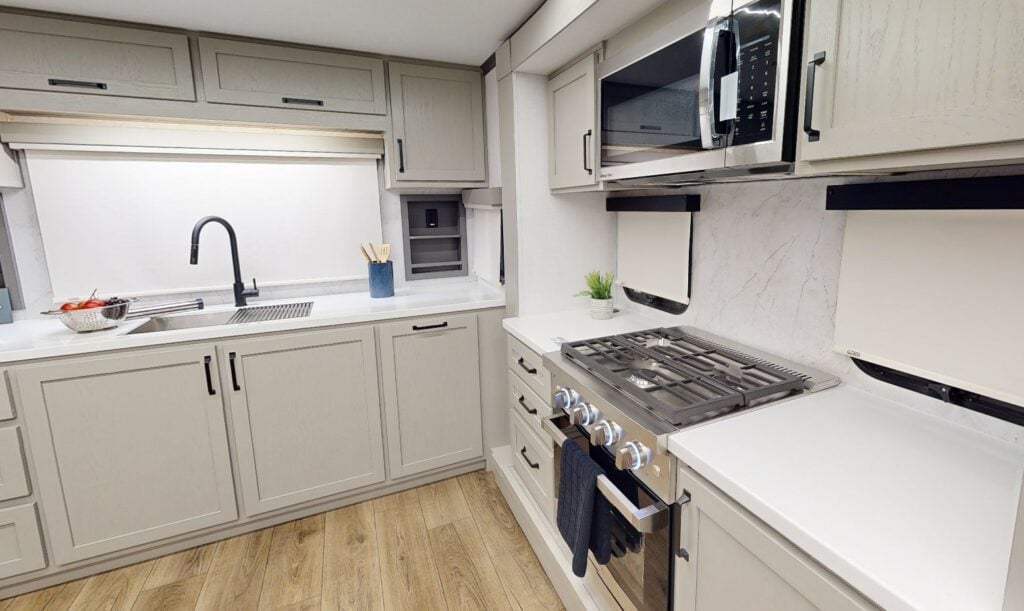 High-End Fifth Wheel Front Kitchen