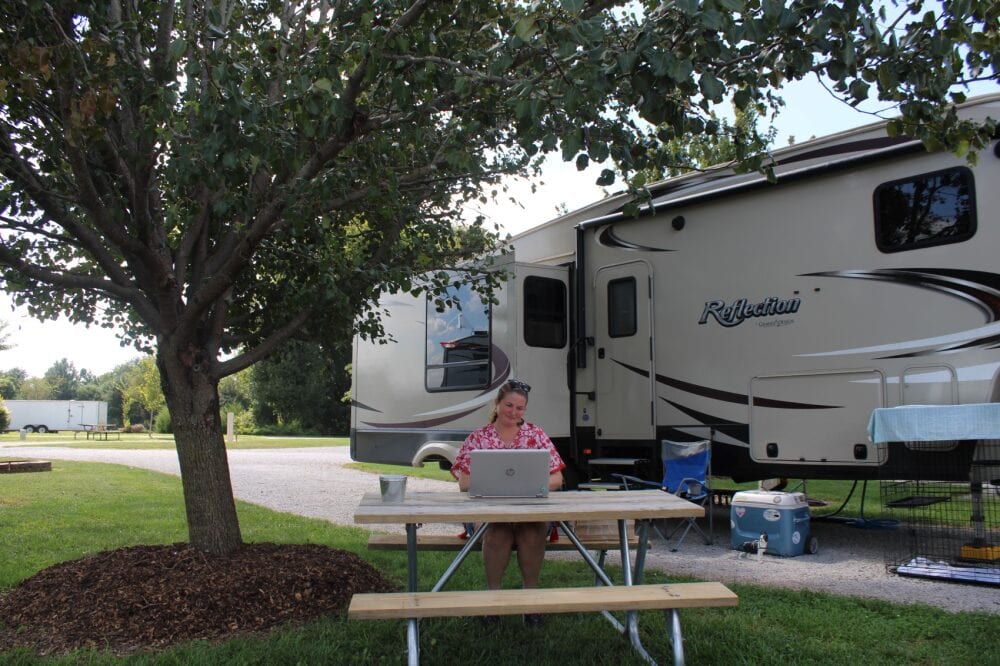 The Author at Cave Country RV Campground