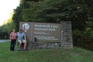 Mammoth Cave NP Park Sign