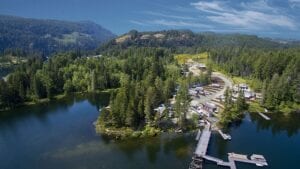 RV Park on a Lake