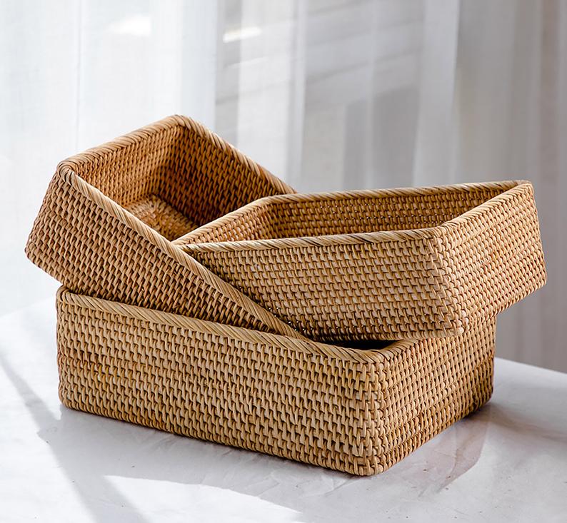 Modern décor RV baskets