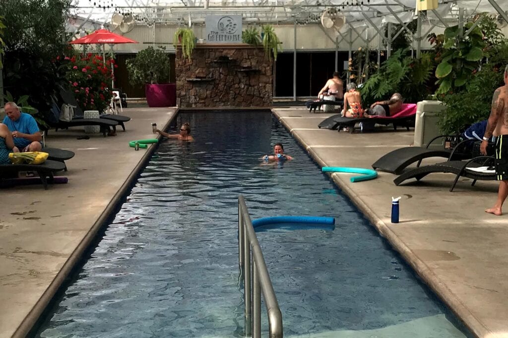 Sand Dunes Recreation indoor pool facility.