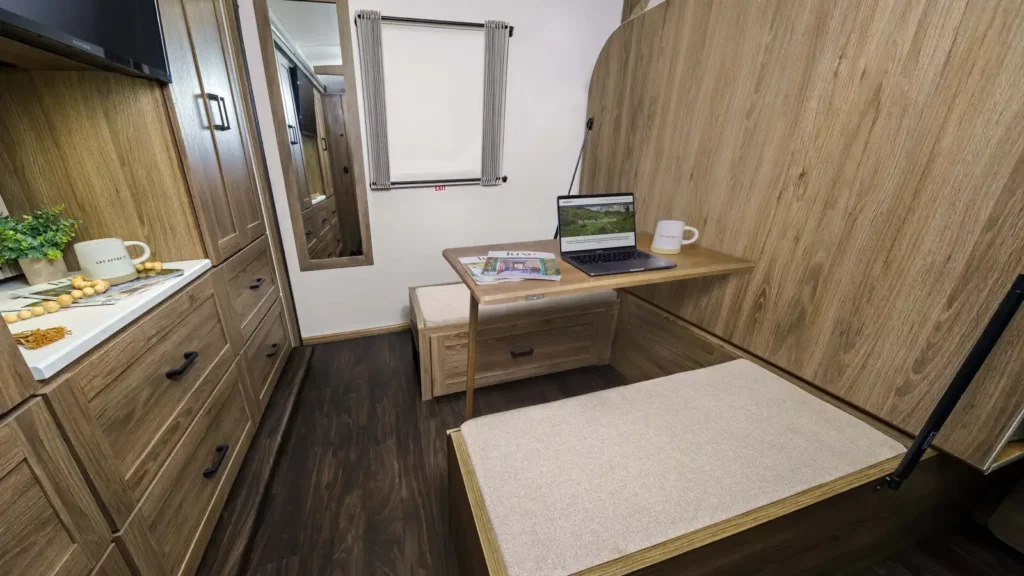 Office in a Winnebago RV