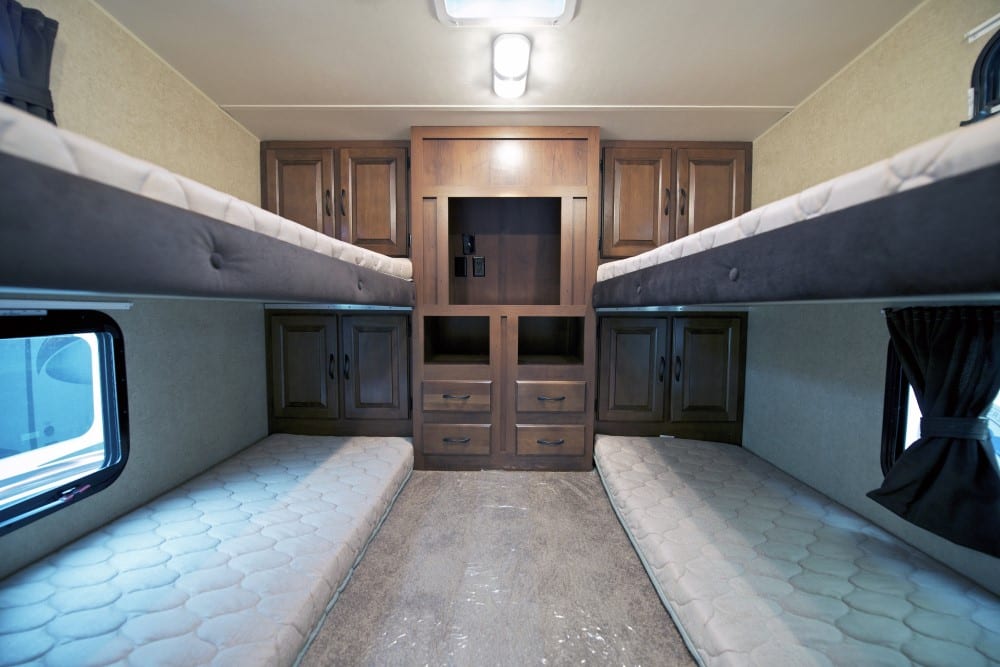 Class C with Bunk Beds Rear Bedroom