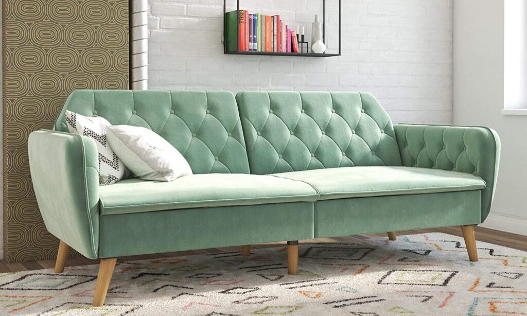 Velvet RV futon