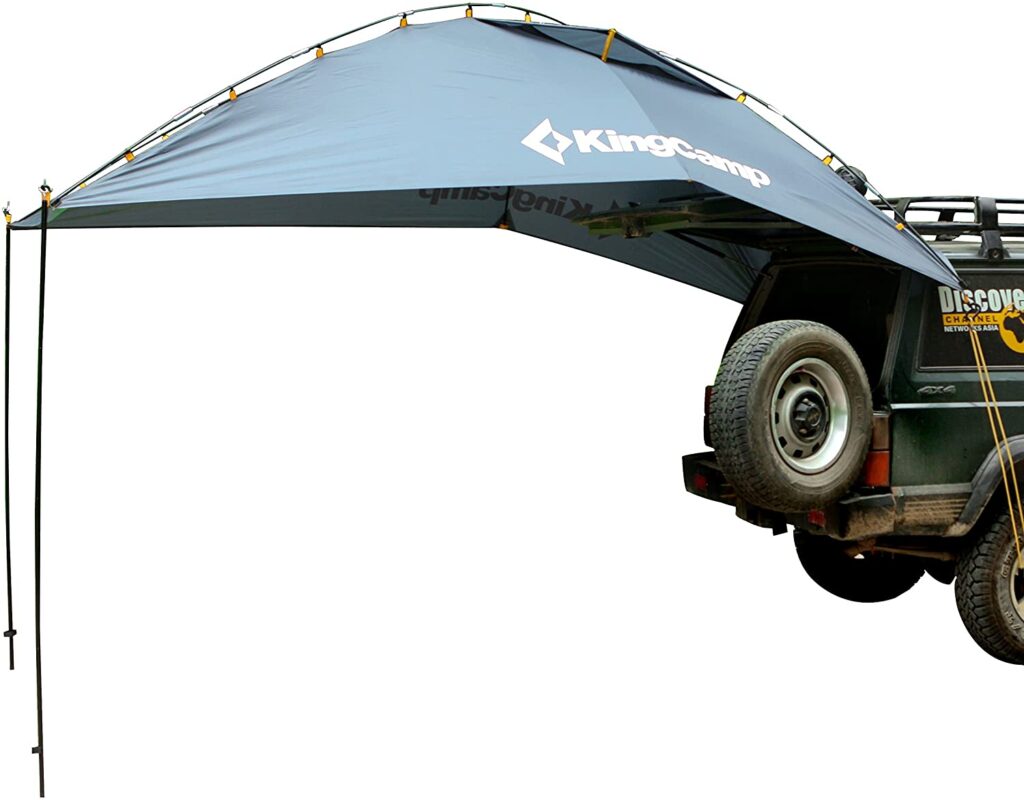 Portable Shade Awning on SUV