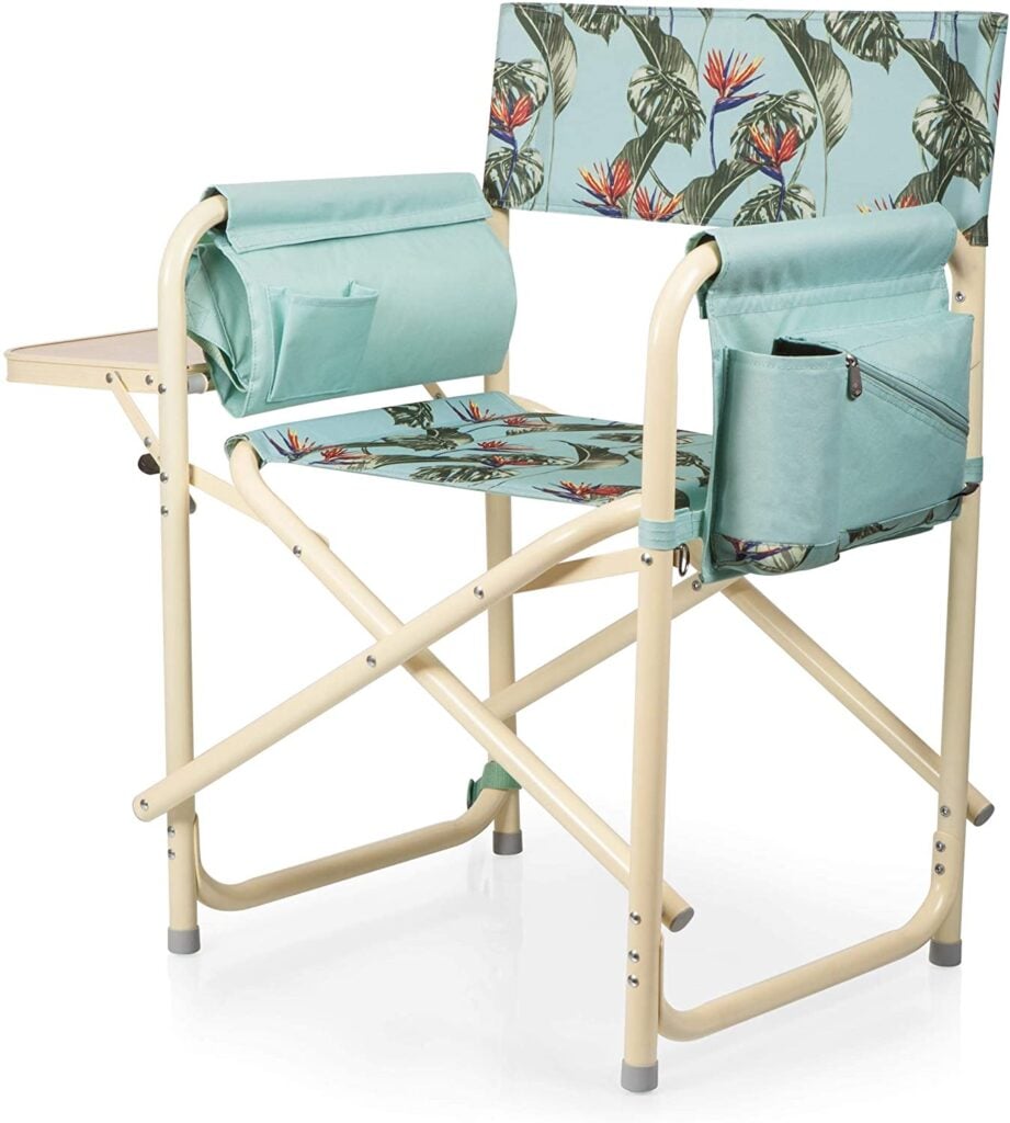 Floral print campsite chair