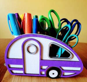 teardrop trailer desk accessory 