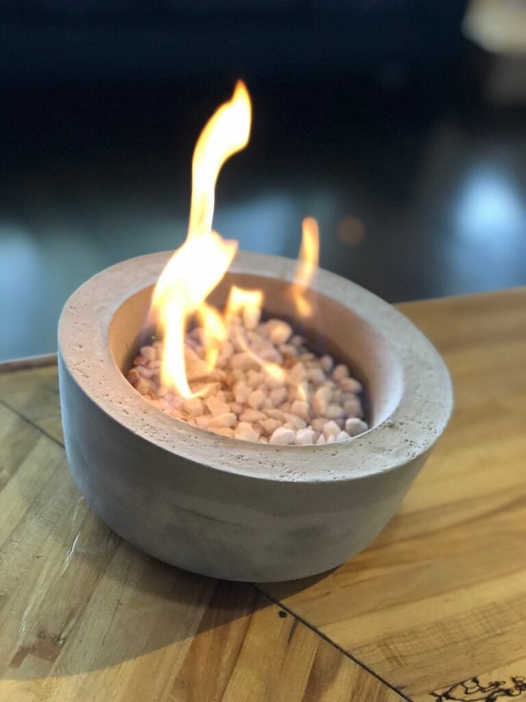 Tabletop fire bowl