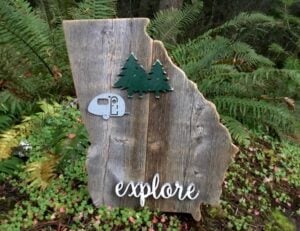 Custom wall art for RV campers