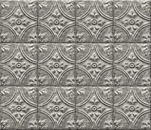 Peel and stick tin ceiling tiles