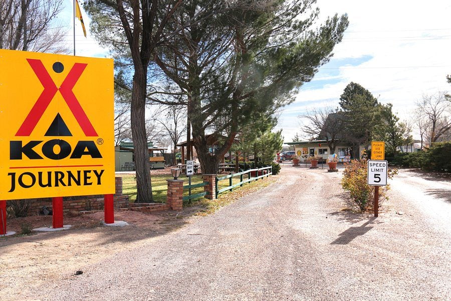 KOA Campground Entrance Sign