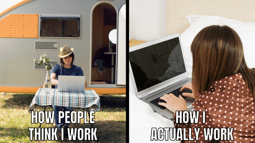 Funny RV Meme about Digital Nomads