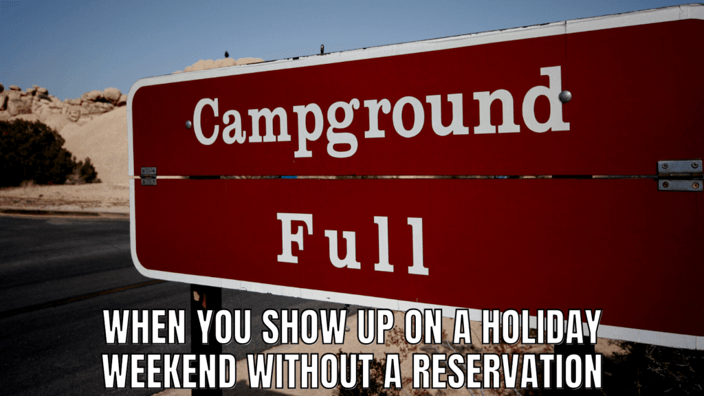 RV Memes: Campground Full