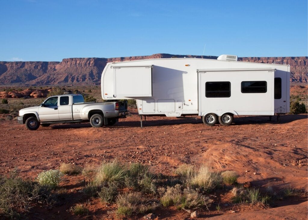 RV with the Decals Removed
