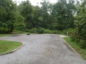 Campsite at Natural Tunnel State Park