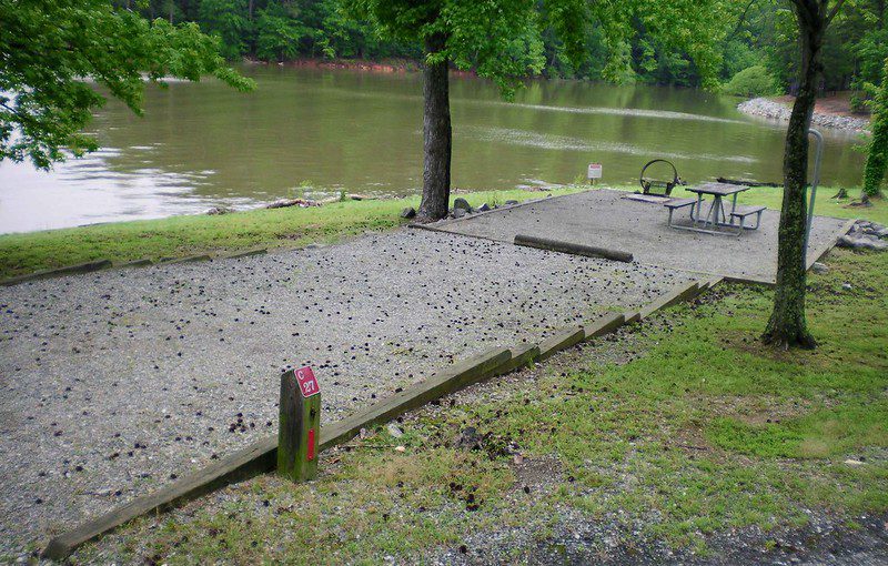 Waterfront Campsite at Occoneechee State Park