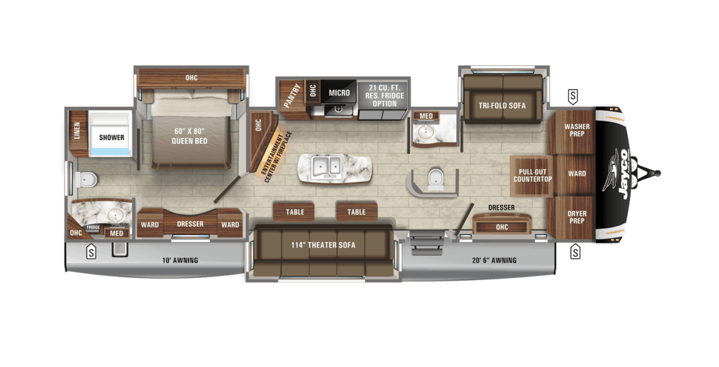 multi bedroom travel trailer