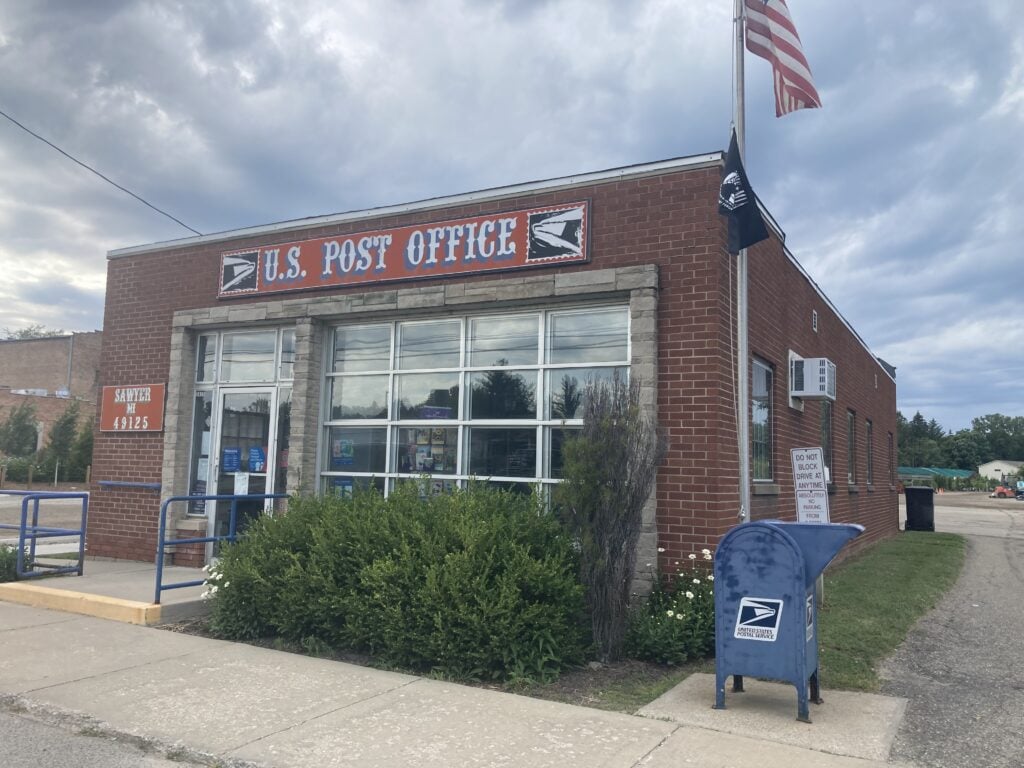 Brick US Post Office Building