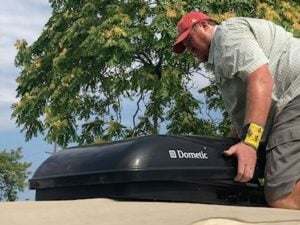 Cleaning RV Air Conditioners: Remove Shroud