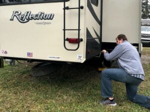 RV Maintenance Checklist: Inspect Spare Tire