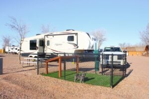 Paw Pen at a KOA RV Park