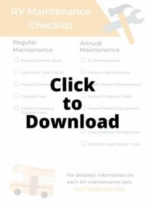 RV Maintenance Checklist