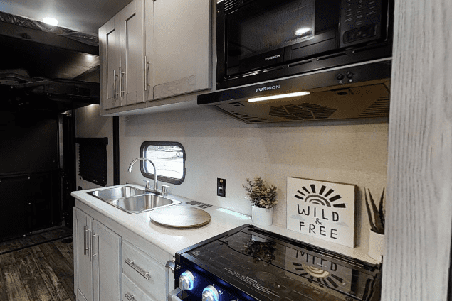 RVs with Porches: Fuzion Impact 25V