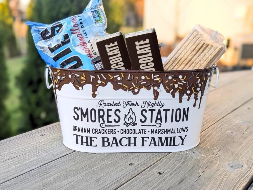 S'mores gift basket