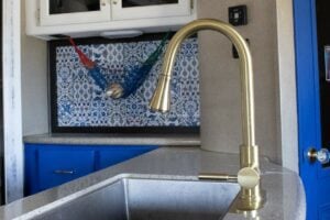 Small RV Remodel Ideas: New Faucet