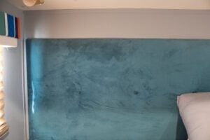 Small RV Remodel Ideas: Recover Headboard