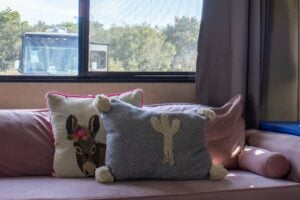Small RV Remodel Ideas: Throw Pillows