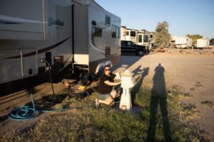 RV Departure Checklist: Disconnect Power