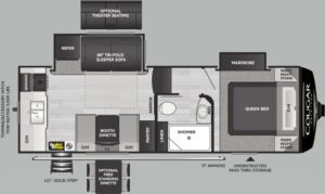 Small Fifth Wheel Trailers: Cougar 23MLS