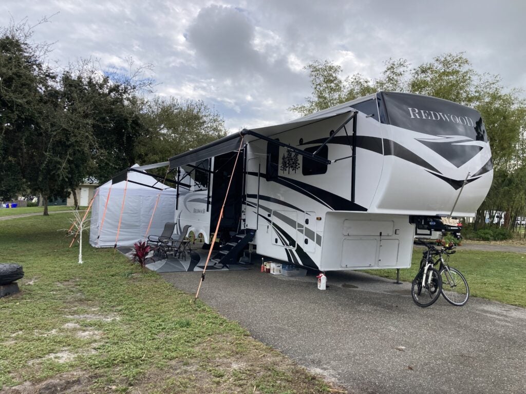 Fifth RV setup for long-term stay