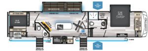 Fifth Wheels with Lofts:  Arctic Wolf 3770SUITE  
