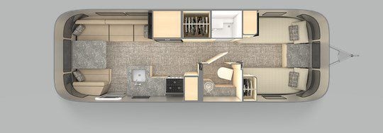 Travel Trailers with Twin Beds: Airstream Flying Cloud 27FB