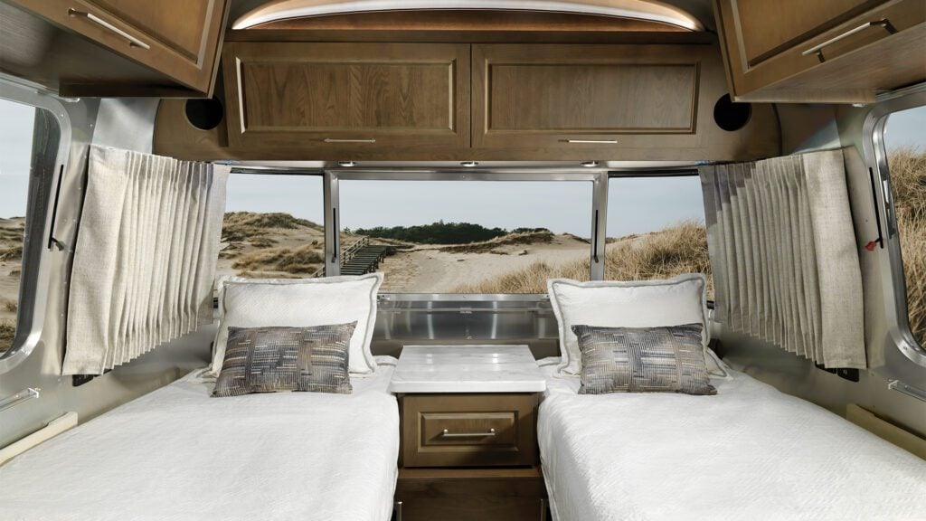 Airstream Classic Master Bedroom With Powered Beds 1024x576 