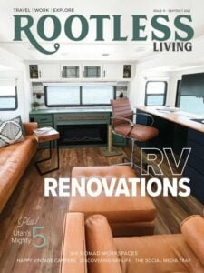 Value RV Magazines: Rootless Living Magazine Cover