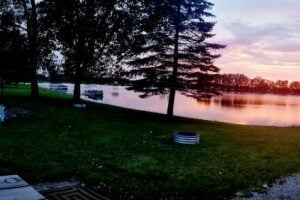 Luxury RV Resorts in Michigan. Lakefront Campsite at Sun Outdoors Detroit West.