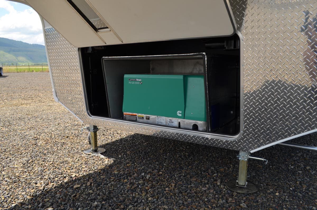 travel trailer generator box