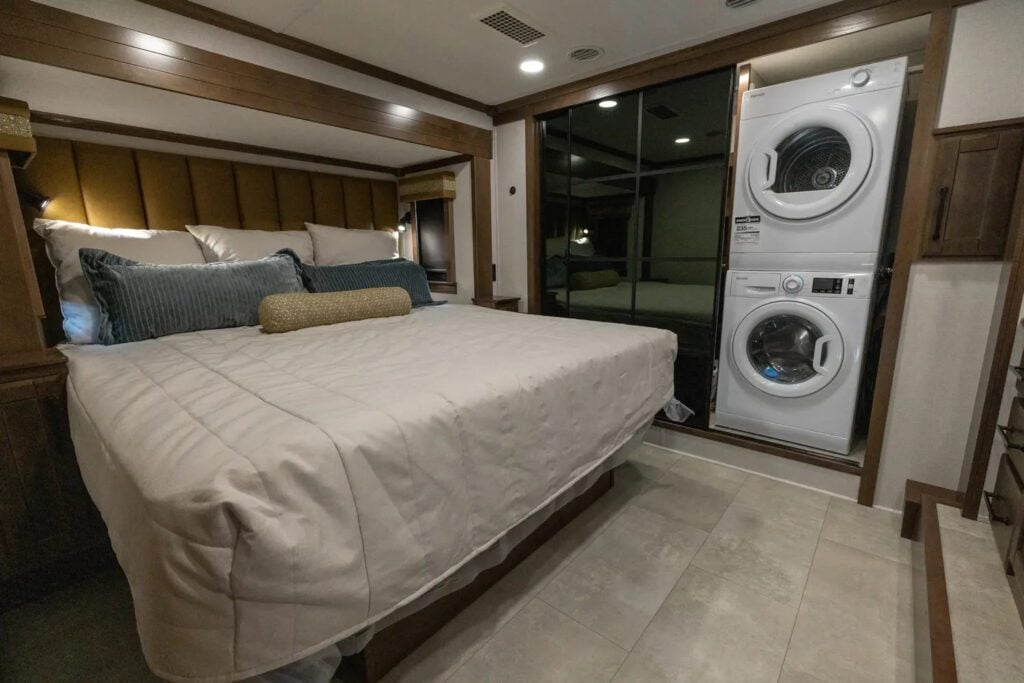 RVs with a Washer and Dryer: Forest River Riverstone