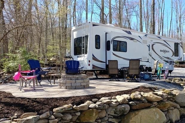 Luxury RV Resorts in Tennessee: Gatlinburg East KOA.