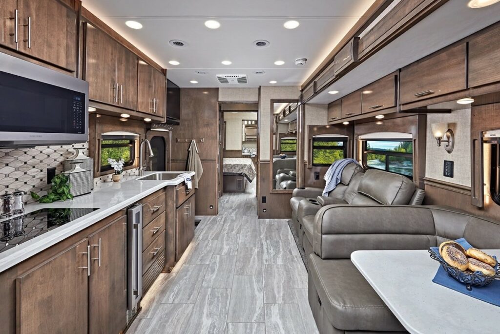 Interior of a Renegade Classic Class C RV.